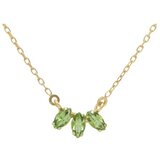 Victoria Cruz las estaciones peridot gold ogrlica sa swarovski kristalima ( a4189-14dg ) Cene