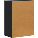  Strani šal Črna 59 x 35 x 80.5 cm Konstruiran les, (5000108262) | Shoptok.si
