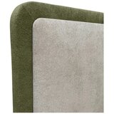 Bobochic Paris Zelena/bež oblazinjena zakonska postelja s prostorom za shranjevanje z letvenim dnom 160x200 cm Mara – | Shoptok.si
