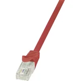 Patch cable Econline, Cat.5e, U UTP, red, 3 m, CP1064U