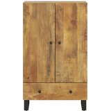 vidaXL Visoka omara s predalom 60x33x100 cm trden mangov les in železo | Shoptok.si
