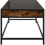  Stolić s beskonačnim LED svjetlima boja hrasta 70x50x41 cm | Eponuda.com