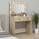  Toaletni stol Sonoma hrast 79 x 41 x 135 cm Konstruirano drvo | shoptok.hr