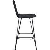 Barska stolica 2 pcs Crna 44 x 55 x 109 cm Ratan i Čelik | shoptok.hr