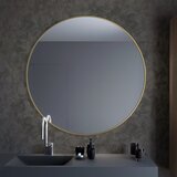  Baltica Design - Zidno ogledalo TINY BORDER, prečnik 60 cm, zlatno | Eponuda.com