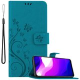 Cadorabo Xiaomi Mi 10 LITE in klasična rožnata zlata - ovitek v cvetličnem dizajnu z magnetnim zapiranjem, stoječo funkcijo in režami za kartice, (20860456) | Shoptok.si
