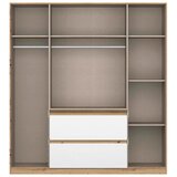 Modern Living Omara S Klasičnimi Vrati Nidda, Bela, Barva Hrasta | Shoptok.si
