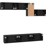 Set TV komoda s ladicama 7 pcs Crni hrast Konstruirano drvo | Eponuda.com