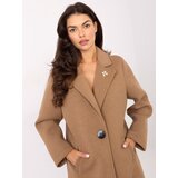 RUE PARIS Coat-IT-PL-FL8153.60-camel | Shoptok.si