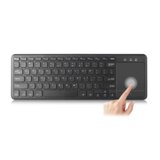 Everest Tastatura EKW-155 Black ToucPad Mouse US/ENG Layout Wireless Keyboard + Touch Mouse, Ultra Slim Media Hotkeys/Smart TV, 22147 | Eponuda.ba
