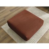 Bobochic Paris Opečnato oranžen tabure iz rebrastega žameta Lucien – | Shoptok.si