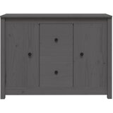  Komoda siva 100 x 35 x 74 cm od masivne borovine | shoptok.hr