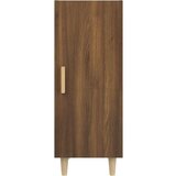  Komoda boja smeđeg hrasta 34 5x34x90 cm konstruirano drvo | shoptok.hr