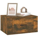  Zidni noćni ormarić boja dimljenog hrasta 50x36x25 cm | shoptok.hr