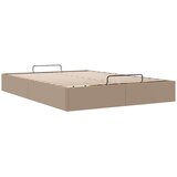 vidaXL okvir kreveta bez madraca cappuccina 140x200 cm od umjetne kože | shoptok.hr