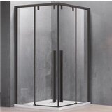 Karag Tuš kabina Santorini 100 Nero - 90x120 | Shoptok.si