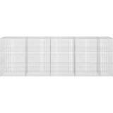  Gabion s žicom debljine 3,5 mm i mrežom 5x5 cm 450x30x150 cm | shoptok.hr