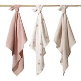 BabyOno Tetra plenice Muslin Medo, roza | Shoptok.si