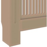 vidaXL Pokrov radiatorja 2 pcs Rjava 205x20.5x81.5cm Konstruiran les | Shoptok.si