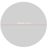 Conceptum Hypnose okrugli multicolor tepih sophie pink 140 cm (876CHL1197) | ePonuda.com