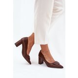 Boto Heels With Decoration Brown Celira | ePonuda.com