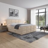Livetastic BOXSPRING POSTELJA 180 cm x 200 cm , les, kovina, umetna masa, tekstil bež Cene