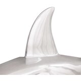  Skulptura Ajkula Srebrna 68x20x24 cm Aluminij | shoptok.hr
