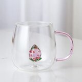 CUTE&COOL HOME staklena šolja sa jagodom, 400ml Cijene