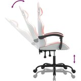  Igraća stolica bijelo-ružičasta od umjetne kože | shoptok.hr