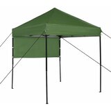 Šator s nadstrešnicom Zelena 194 x 194 x 251 cm tkanina | shoptok.hr