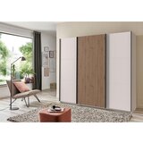 Premium Living Omara Z Drsnimi Vrati Andorra, Bela, Barva Hrasta, Š. 250 Cm | Shoptok.si
