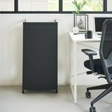 YAMAZAKI Crni metalni regal na kotačima 42x84,5x32 cm Tower – | shoptok.hr