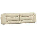 Krevet s madracem Hvar krem 200 x 200 cm od tkanine | Eponuda.com