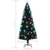  Umjetno božićno drvce sa stalkom LED 210 cm optička vlakna | shoptok.hr