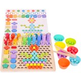  Drvena igra za učenje matematičkih funkcija- šarena | shoptok.hr