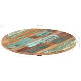  Okrugla stolna ploča 40 cm 15 - 16 mm masivno obnovljeno drvo | shoptok.hr