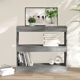 vidaXL Ormarić za knjige / pregrada boja sivog hrasta 80 x 30 x 72 cm Cijene