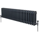 tradicionalni radiator s 3 stebri - 300 x 1192 mm - antracitno siva, (21569845)
