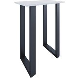 Mömax Barska Miza Xona, Bela, Črna, 80x50cm Cene