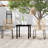  3-dijelni vrtni blagovaonski set boja hrasta | shoptok.hr