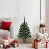 vidaXL Umestno božično drevo med 150 LED Zelena 65 cm PE in PVC | Shoptok.si