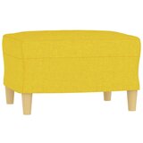 Trosjed s tabureom svjetložuti 180 cm od tkanine | shoptok.hr