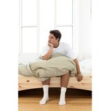 Karup Design Zakonska postelja iz masivnega bora brez vzglavja 140x200 cm v naravni barvi Orbit – | Shoptok.si