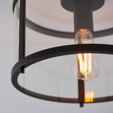 Endon 101540 - stropna svetiljka hopton 1xE27/10W/230V crna | Eponuda.com