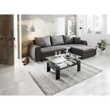CARRYHOME klubska miza, črna, visoki sijaj | Shoptok.si