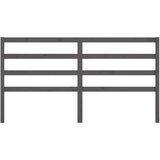  Posteljno vzglavje sivo 186x4x100 cm trdna borovina, (20646051) | Shoptok.si