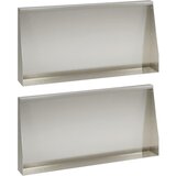  Zid za zadržavanje 2 kom. 80 x 12 x 40 cm Nehrđajući čelik | shoptok.hr
