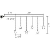  LED spoljni niz 186 LED, 7 m, IP44, hladno belo | Eponuda.com