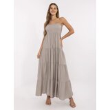 Italy Moda Dress-MI-SK-A2596.97-dark beige | shoptok.hr