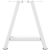  Noge za stolić u obliku slova A 2 kom bijele 38x(42-43) cm | shoptok.hr